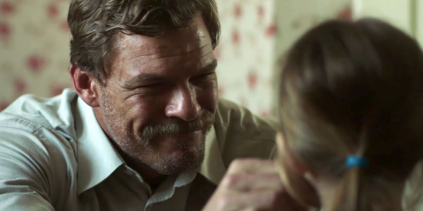 Alan Ritchson as Ed Schmitt Talking To His Daughter in Ordinary Angels