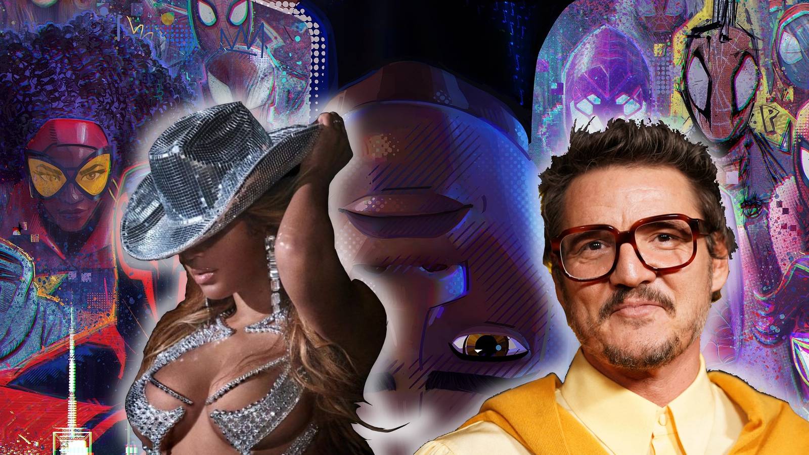 Pedro Pascal & Beyonce Lead Spider-Verse's Wave of Celebrity Spidersonas