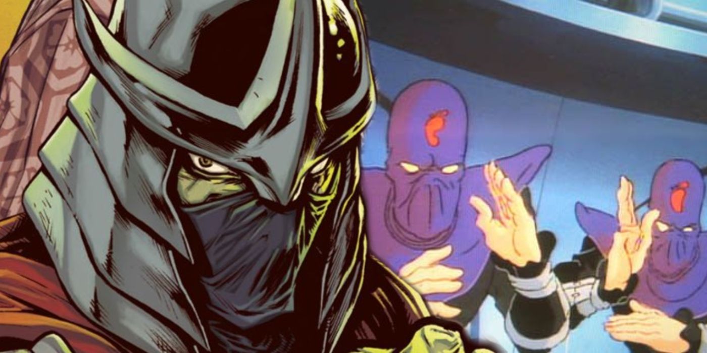  Shredder and two Foot Clan ninjas.