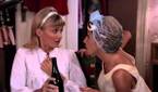 Sandy and Frenchy During Grease's Sleepover Scene