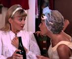 Sandy and Frenchy During Grease's Sleepover Scene