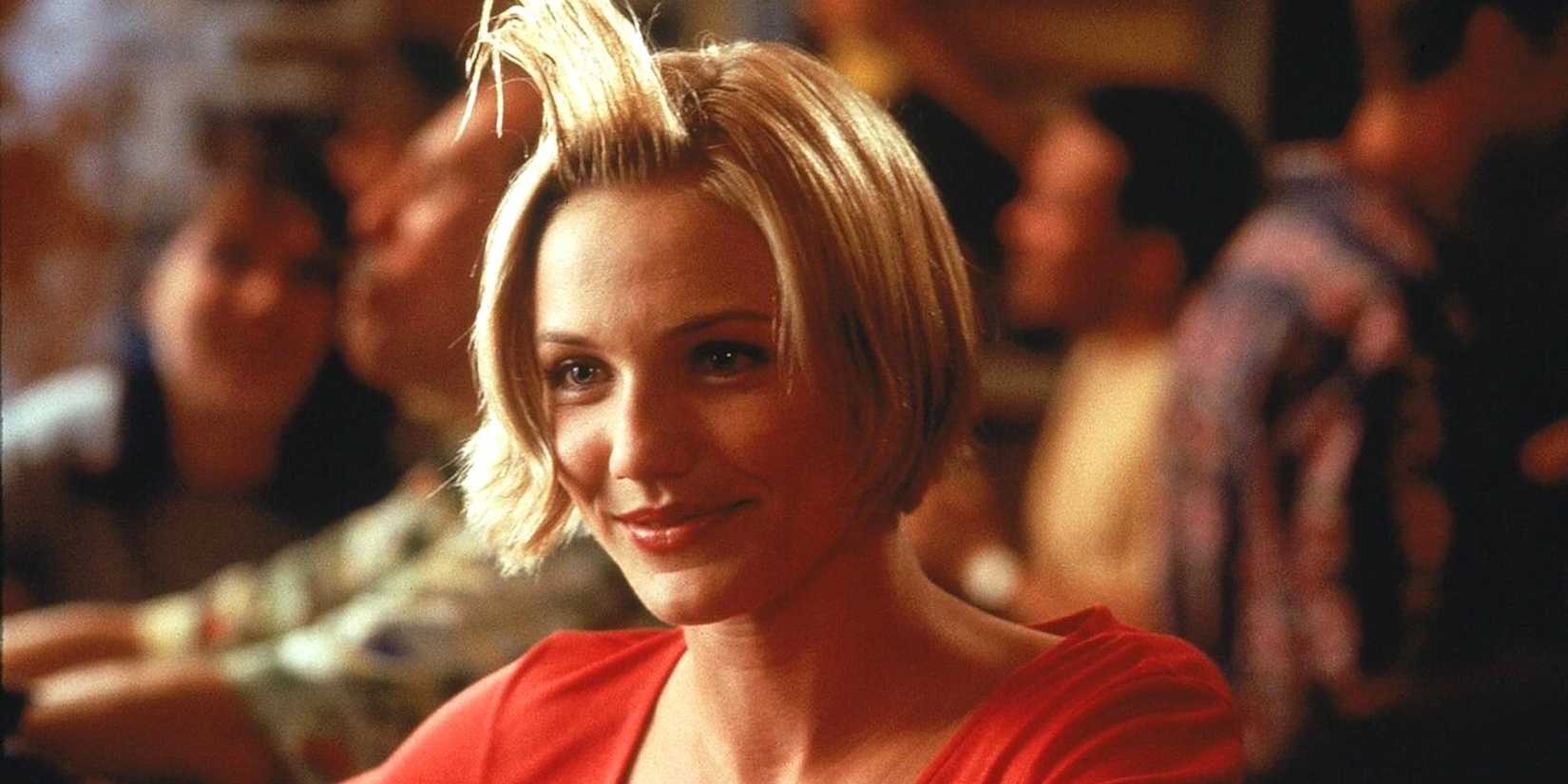 O cabelo de Mary fica em pé em There's Something About Mary.