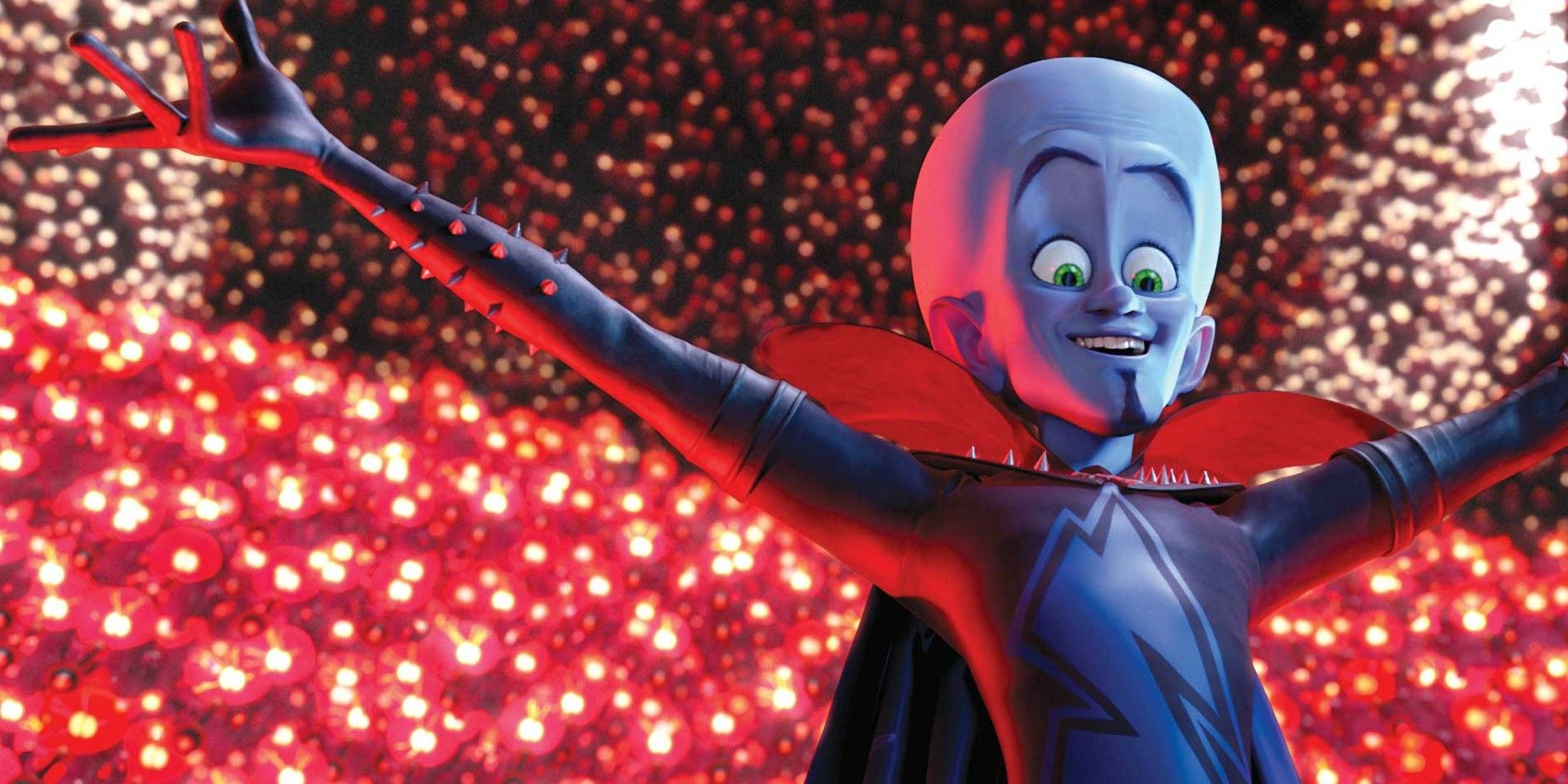 Megamind posing and smiling