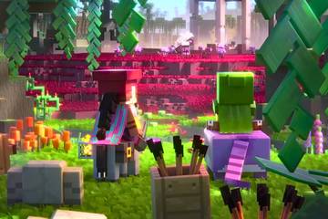 Playing Minecraft Legends Minecraft Legends | ScreenRant
