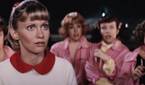 Pink Ladies and Sandy looking stunned in Grease.