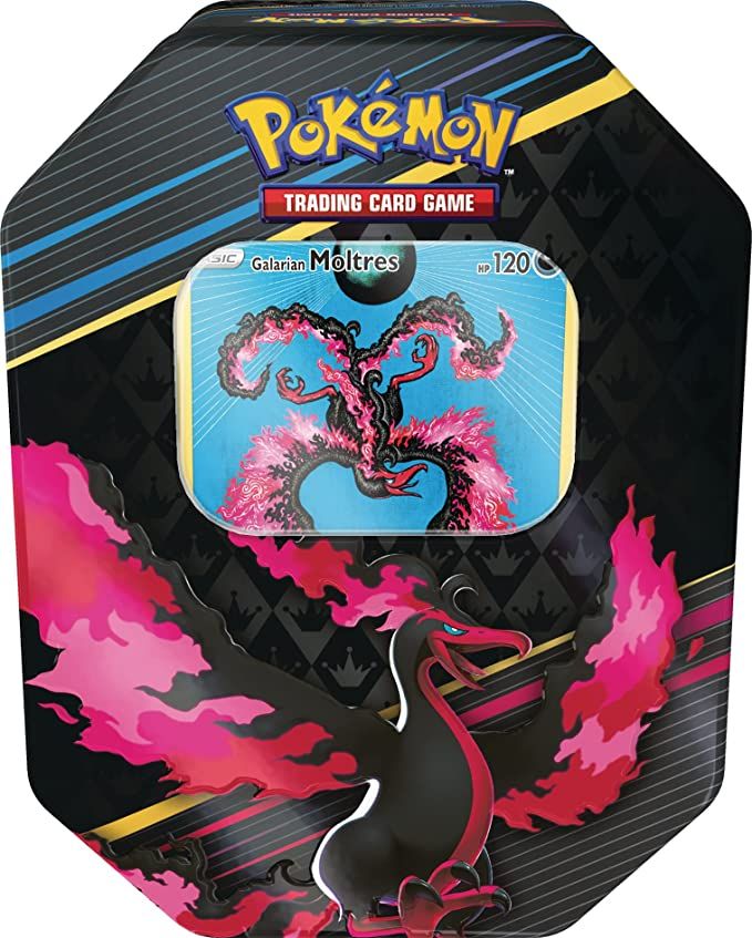 Pokémon TCG Crown Zenith Tin – Galarian Moltres-2
