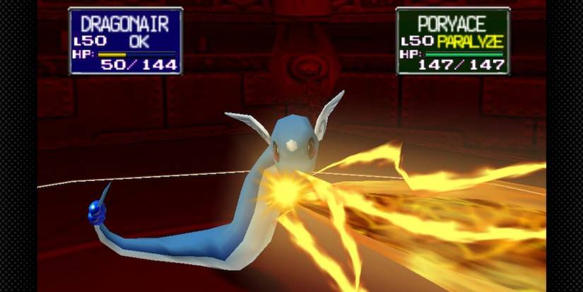 Pokemon Stadium Dragonair using Hyper Beam