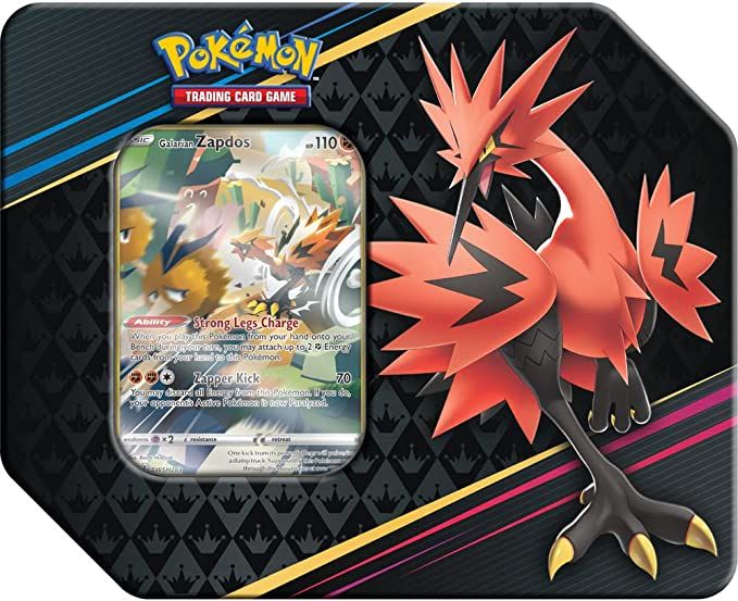 Pokemon TCG SAS12.5 Crown Zenith Galarian Zapdos Tin.-2