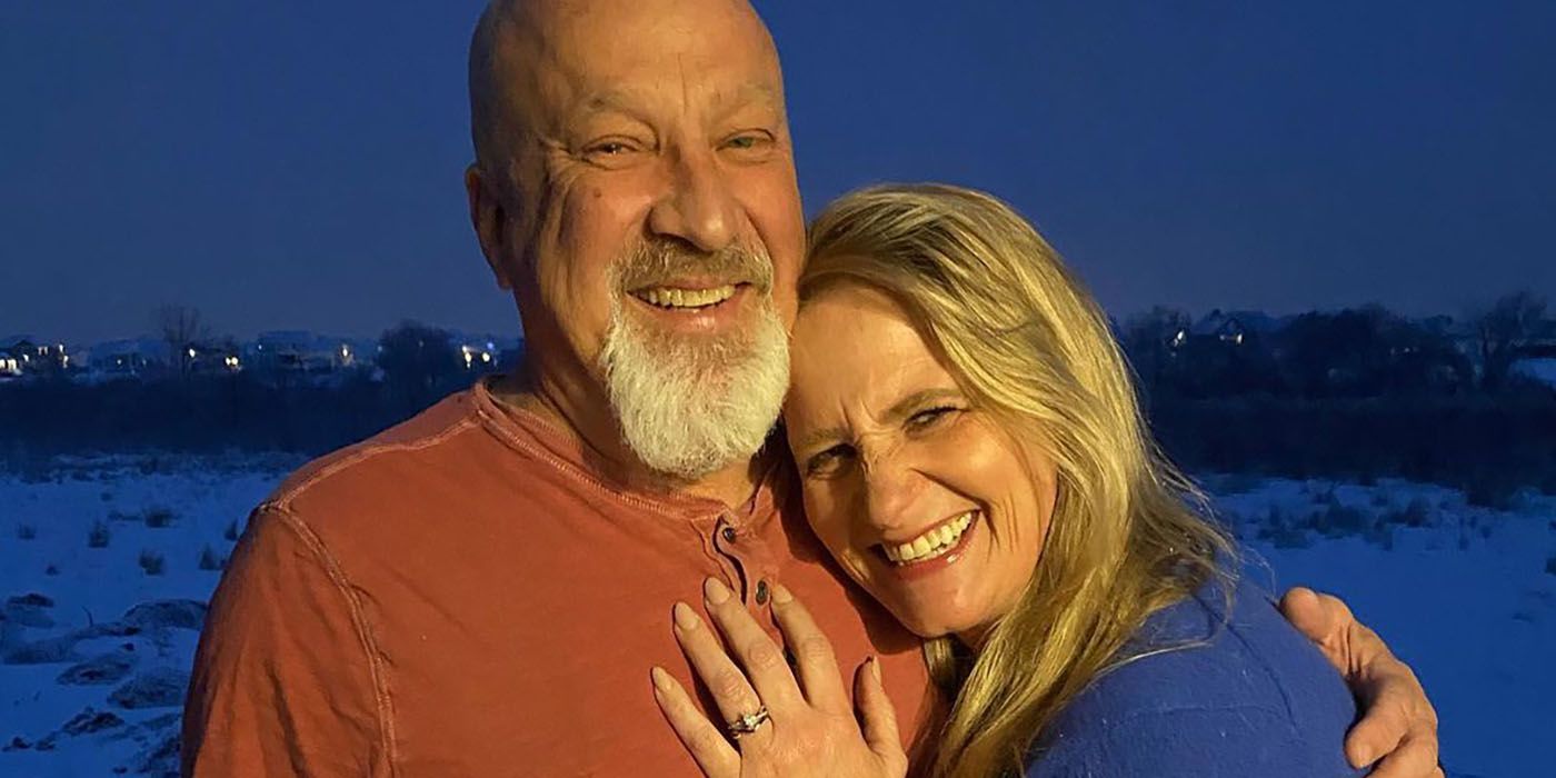 Sister Wives' Christine Brown and David Woolley's engagement photo