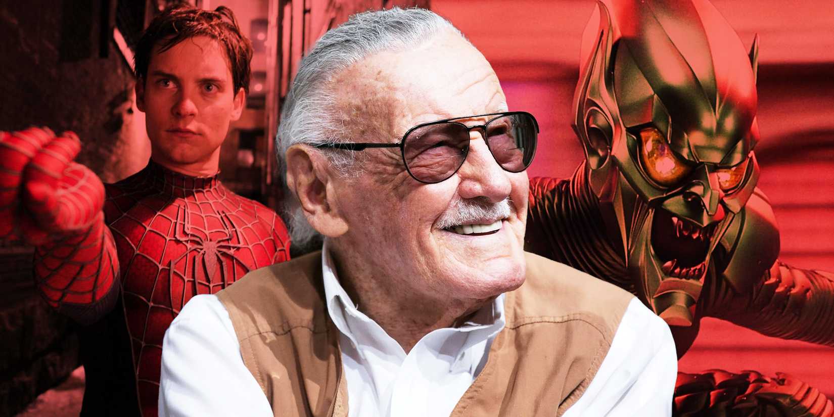 Stan Lee Tobey Maguire Spider-Man Green Goblin