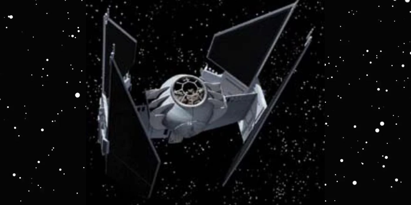 tie fighter with three wings