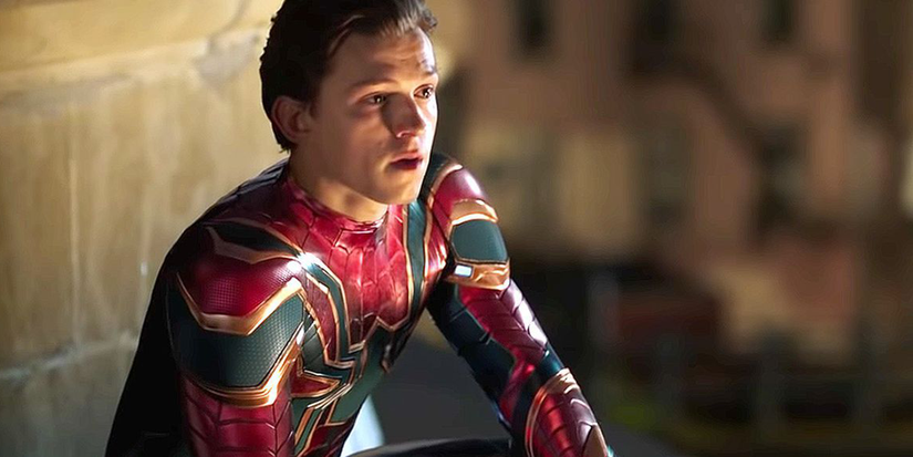 tom holland in spider-man far from home