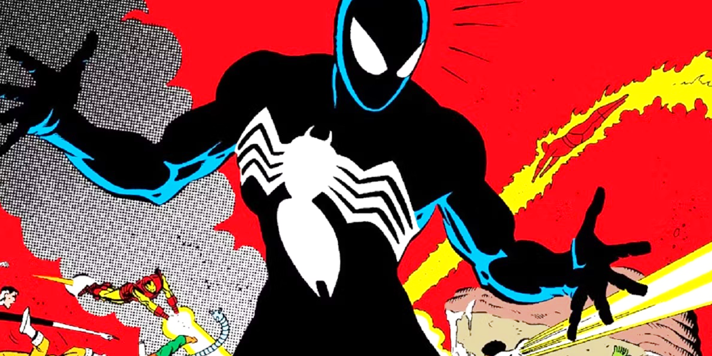 Homem-Aranha Venom em Guerras Secretas da Marvel Comics
