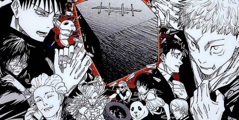 Yuji et Megumi dans le jeu de sélection de Jujutsu Kaisen