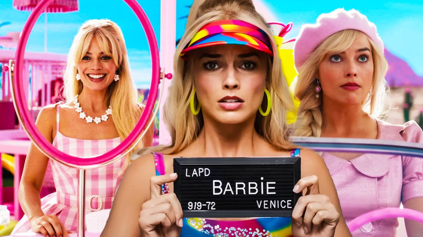 princess polly baby blue dress Every Time Margot Robbie Flawlessly Nailed a Barbie Doll Outfit (PHOTOS) main image 0