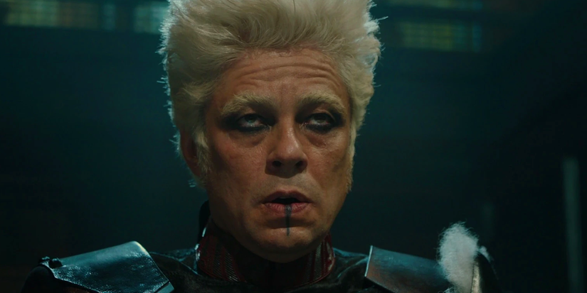 Benicio Del Toro as The Collector in Guardians of the Galaxy