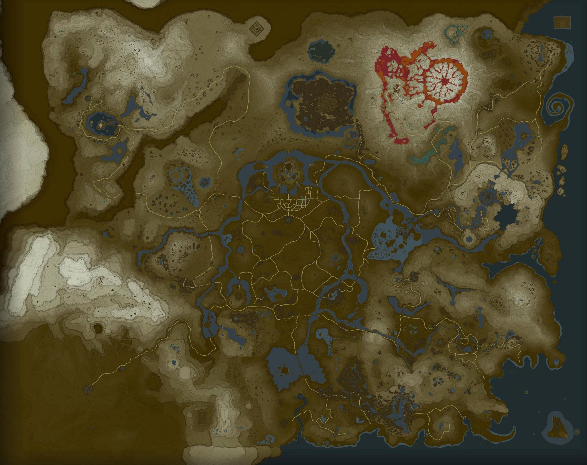 Zelda: Tears of the Kingdom Map Size Compared To BOTW