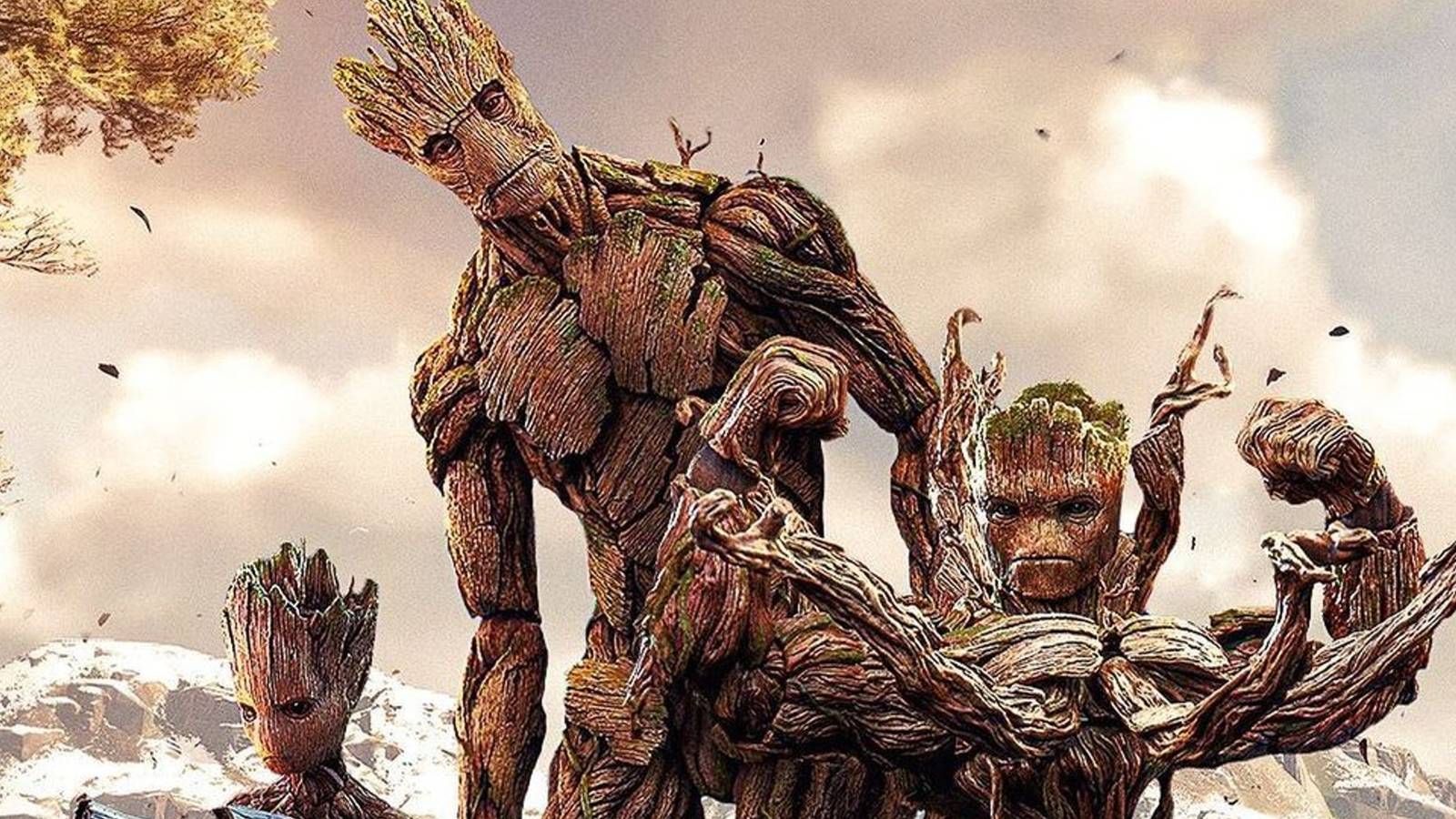 6 Versions Of Groot Unite In New Marvel Fan Poster But It's Missing 1 ...