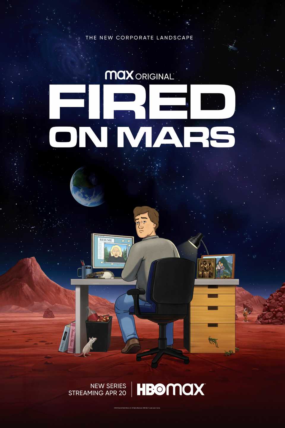 Pôster da série Fired on Mars.
