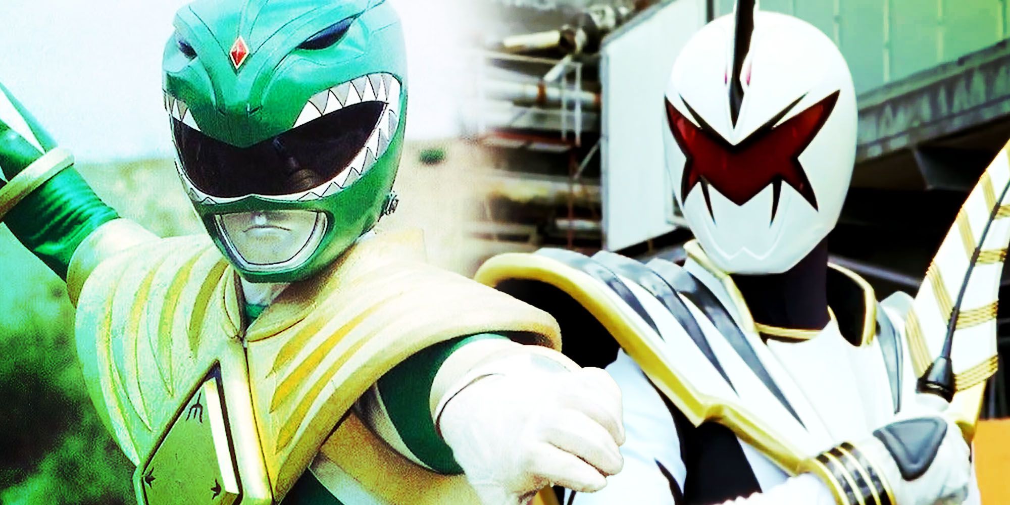 Green Ranger Vs White Ranger Power Rangers Poderoso Morfina Ranger Verde Vs Ranger Branco