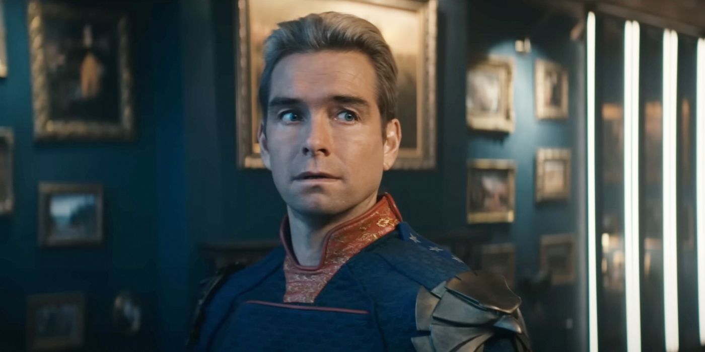 Homelander looking concerned in The Boys season 3