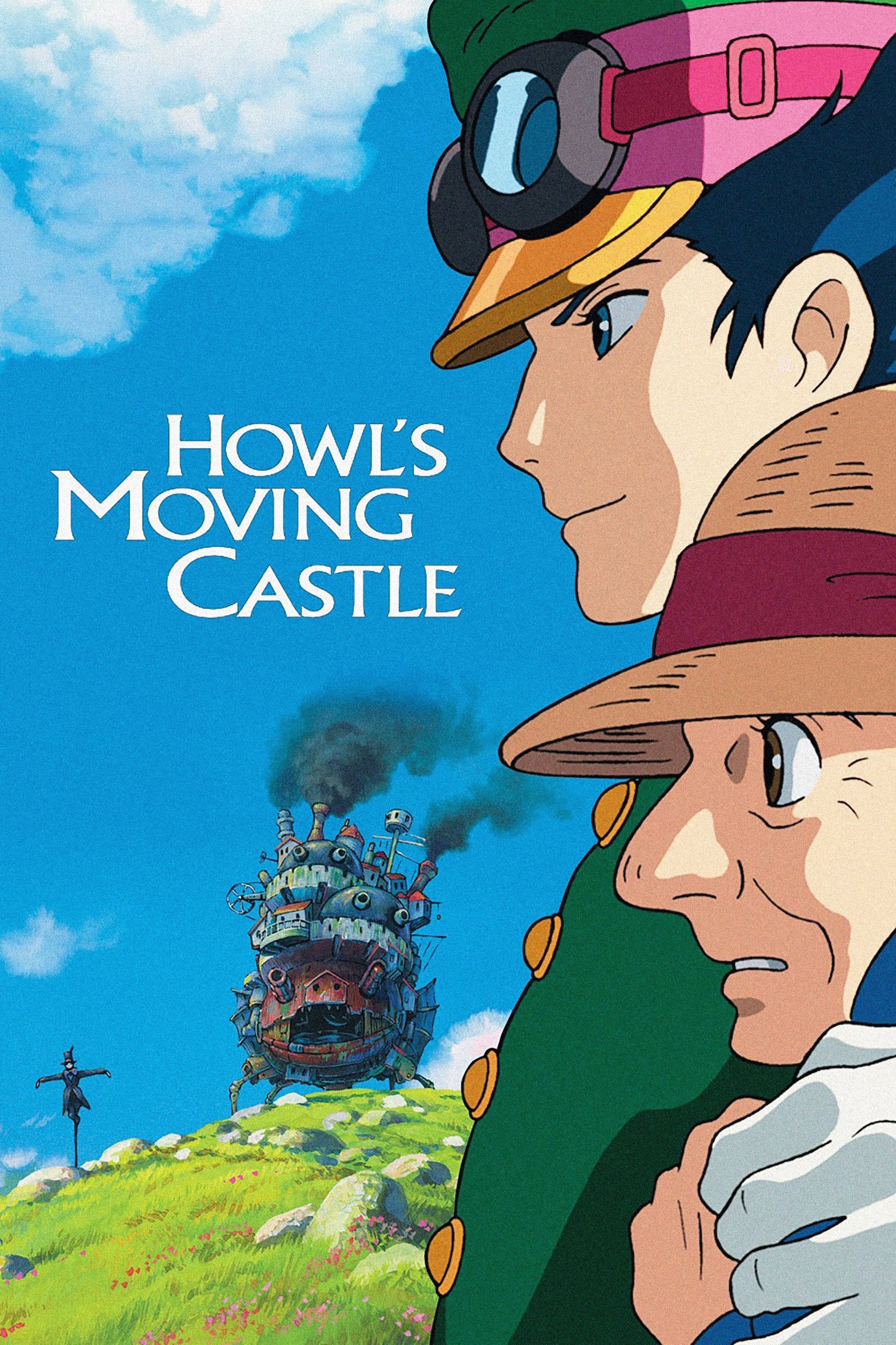 Howl's Moving Castle Retro Print Studio Ghibli Poster – Anime Zakka