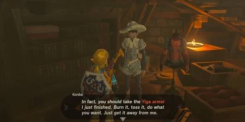 Конба дает Линку Бронь Иги