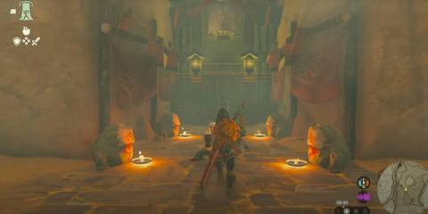 Zelda: Tears of the Kingdom, укрытие клана Иги, которое заблокировано, пока у Линка не будет экипирован полный комплект брони клана Иги