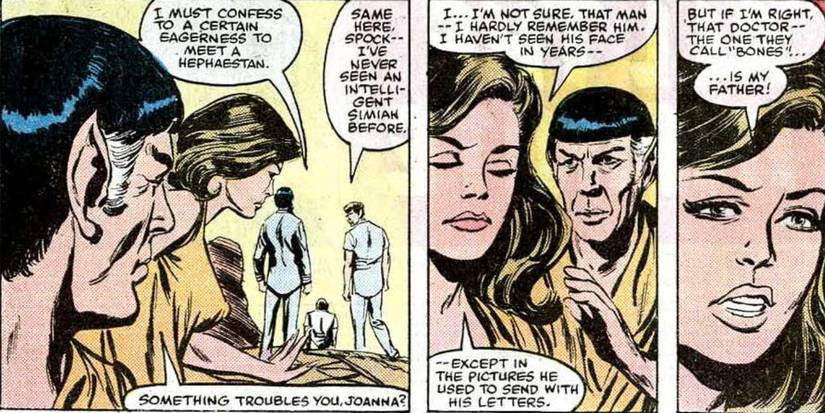 Panel from "All the Infinite Things" Marvel Star Trek comic 1981