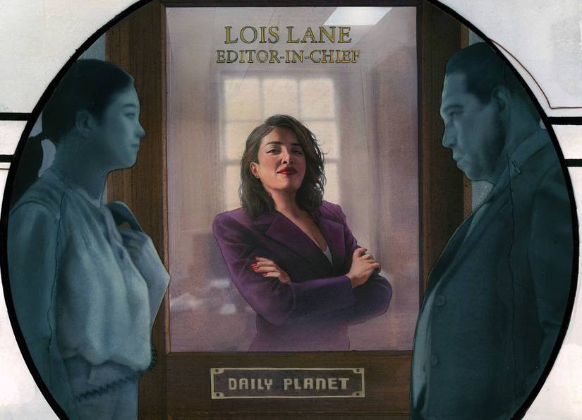Lois Lane Takes Charge As Superman's New Boss in Cover Art by Living Legend