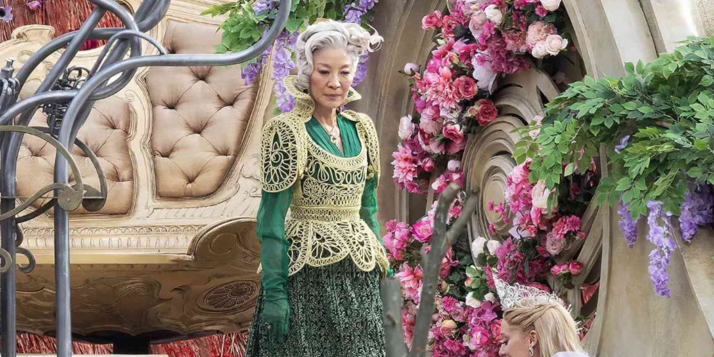 Michelle Yeoh looking sternly in Wicked