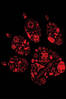 Naughty Dog 30 Years Logo Art