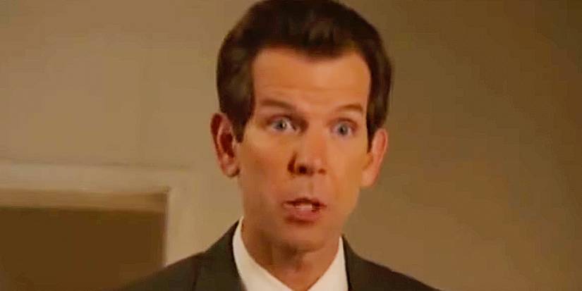 Pastor Jeff (Matt Hobby) looking shocked and annoyed in Young Sheldon Season 6 Finale