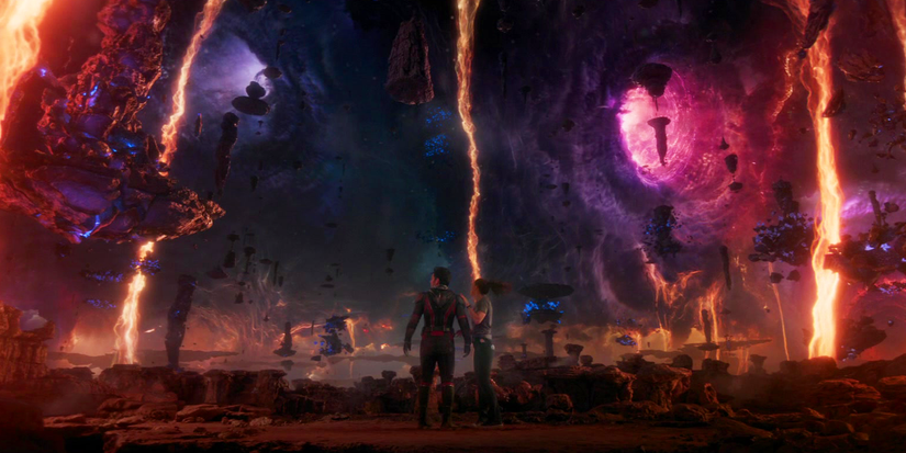 scott lang and cassie in the quantum realm