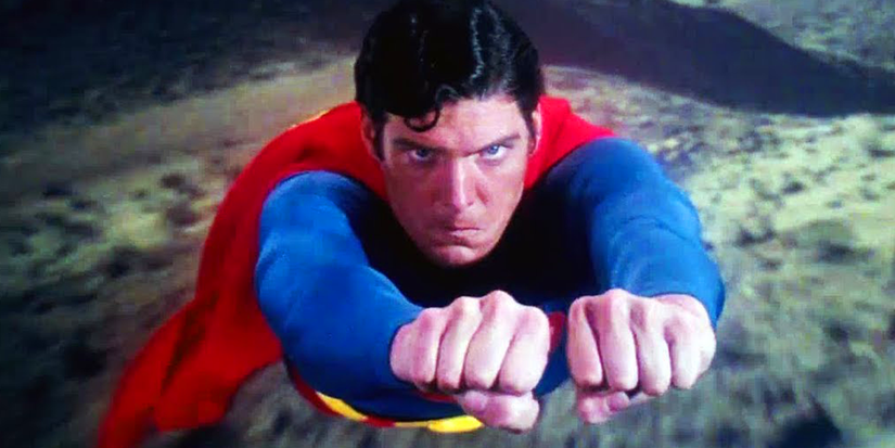 Superman jagt Raketen im Jahr 1978 Superman