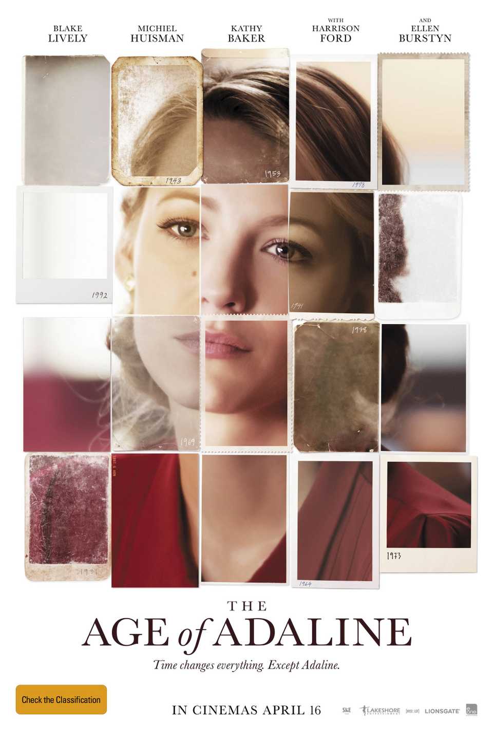 The Age Of Adaline Cast & Character Guide