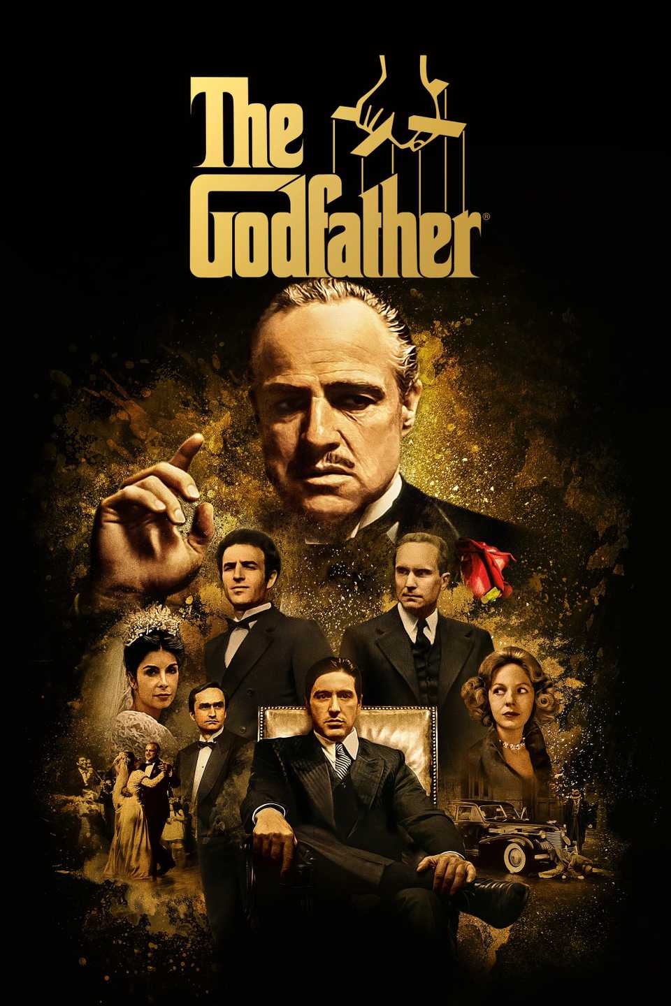 Pôster do filme O Poderoso Chefão.