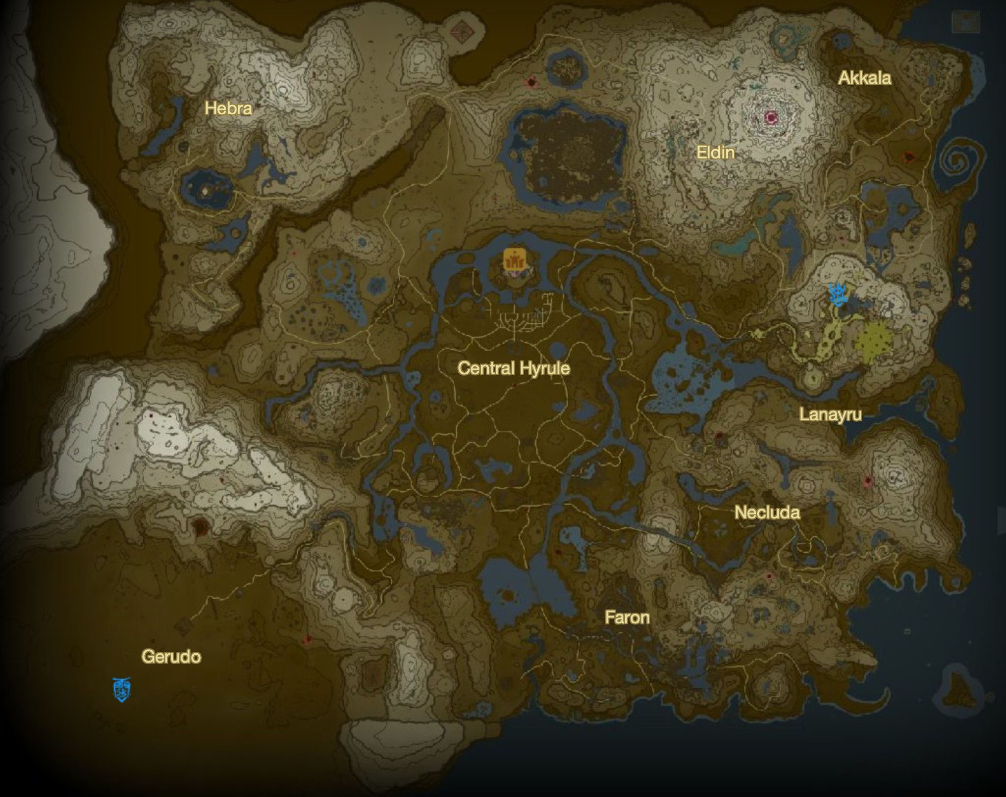 Zelda: Tears of the Kingdom Map Size Compared To BOTW