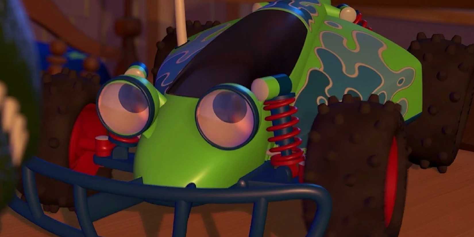 RC the Car looking up in Toy Story