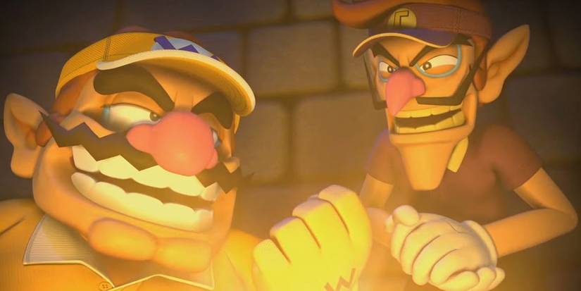 Wario and Waluigi in Mario Tennis Aces