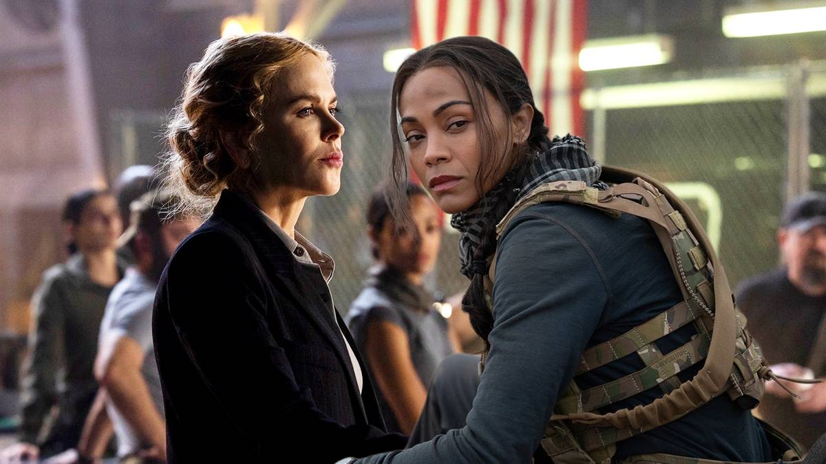 Lioness Images: Nicole Kidman & Zoe Saldana Are On Frontlines In  Yellowstone Creator's New Show