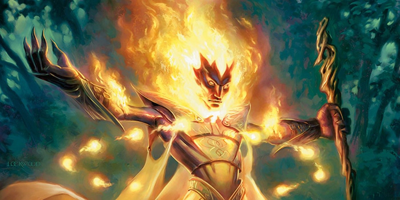5 DnD Builds That Are More Fun To Make Than To Play - An image of a fire element specialist caster