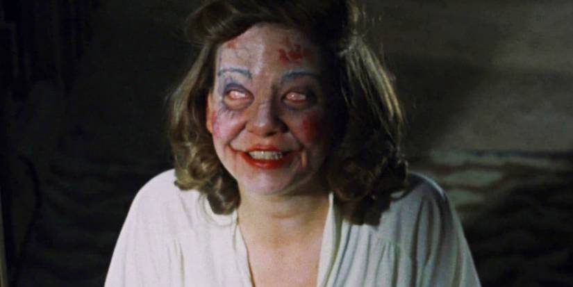 A possessed Shelly in The Evil Dead.