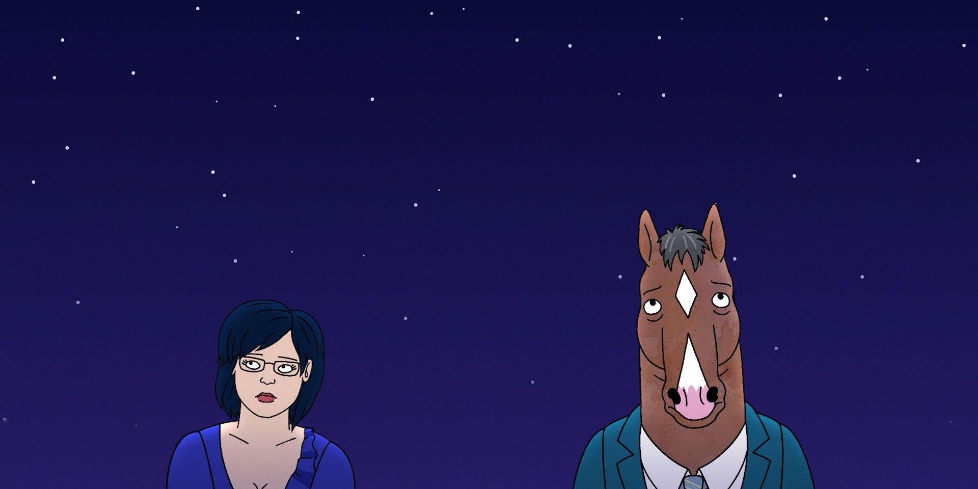 BoJack e Diane sotto le stelle in BoJack Horseman