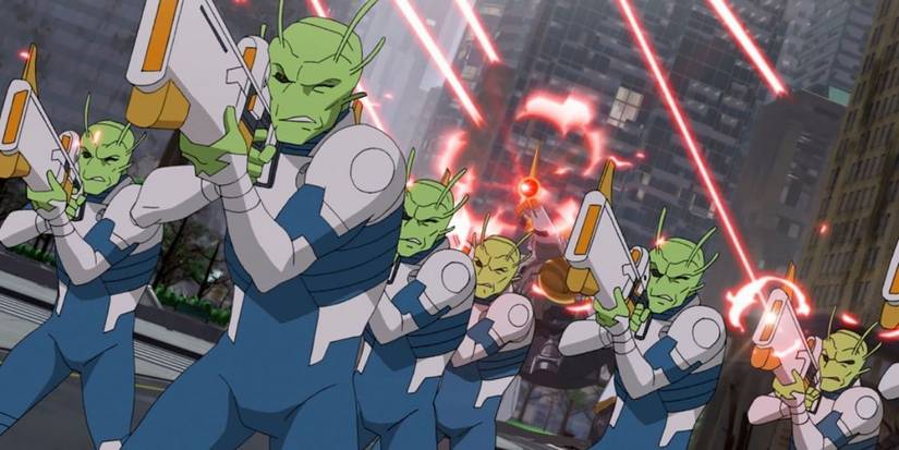 Os Flaxans invadem a Terra em Invincible