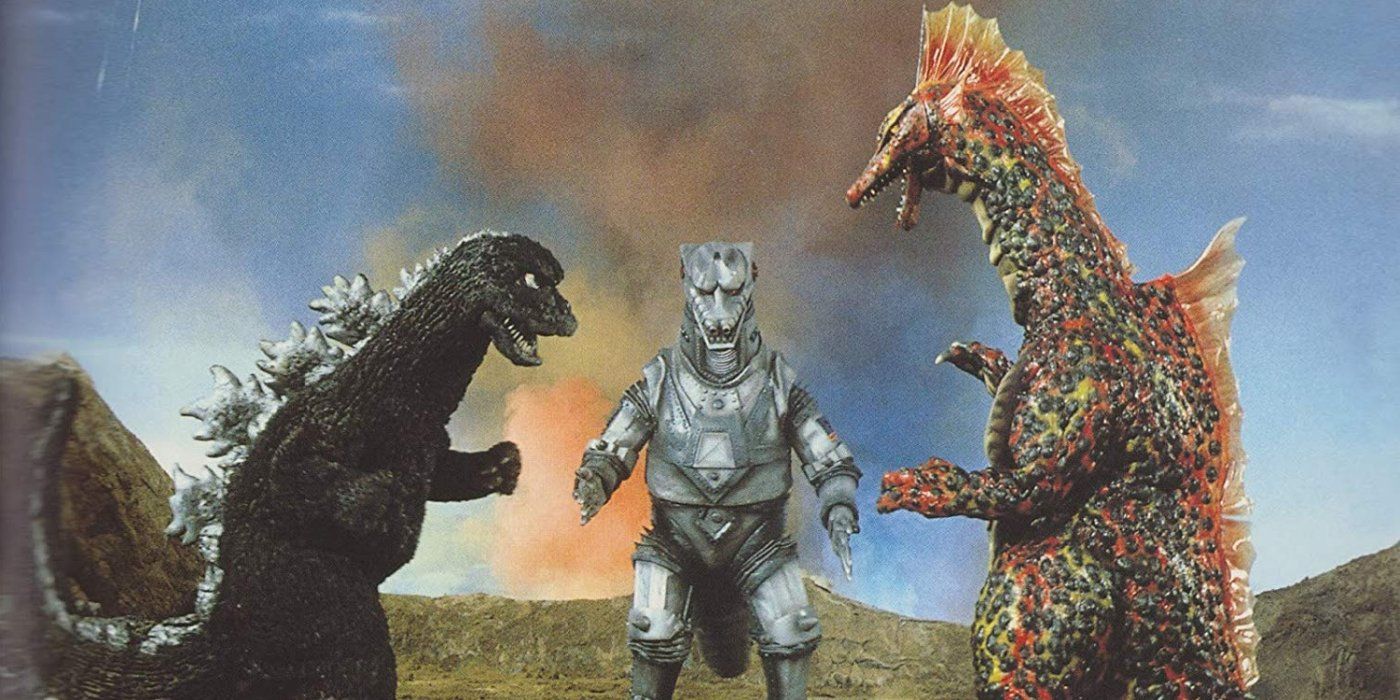 Godzilla contro Titanosaurus in Terror of Mechagodzilla