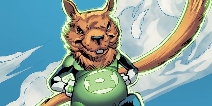 Green Lantern Ch'p with his hands on his hips