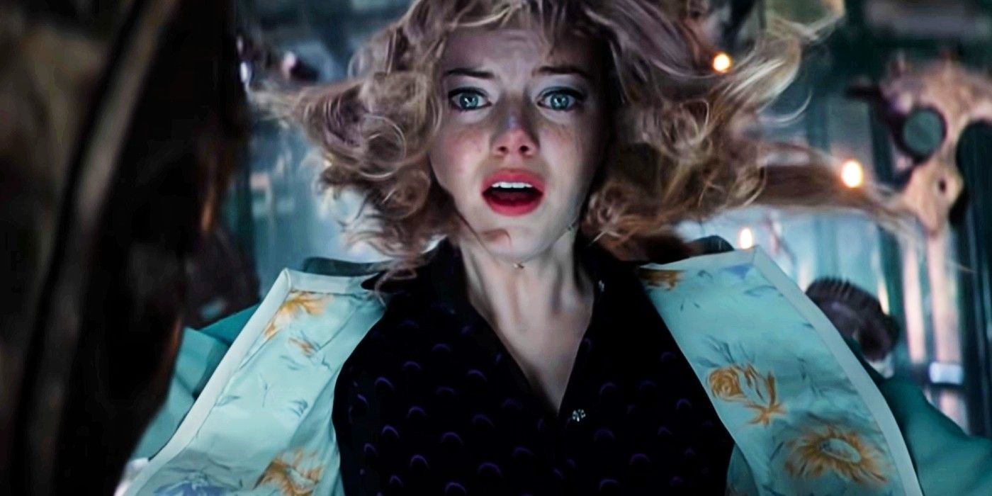 Gwen Stacy falls to her death in The Amazing Spider-Man 2