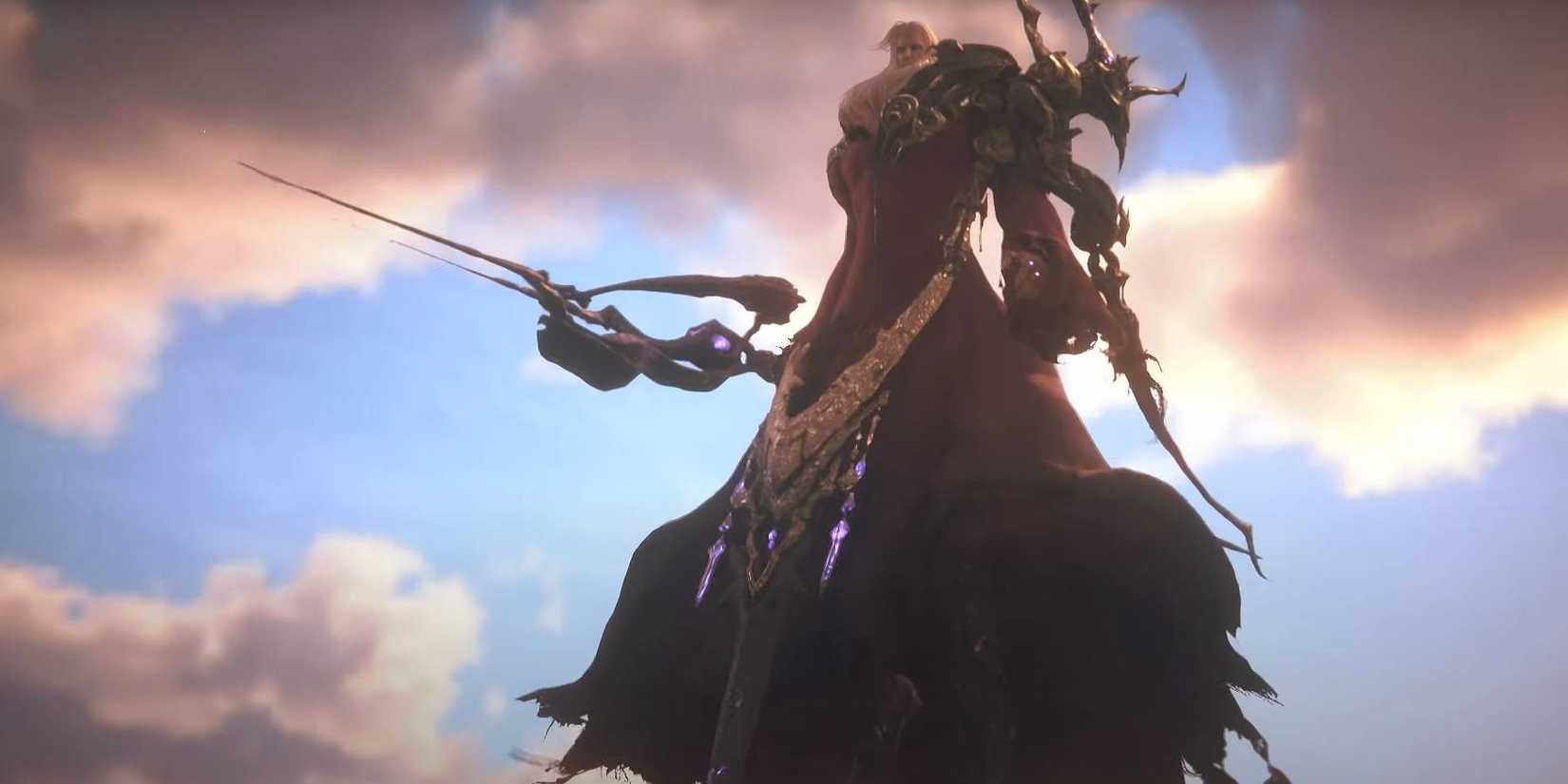 Final Fantasy 16 Ramuh Eikon From Cid Fighting Clive Cutscene