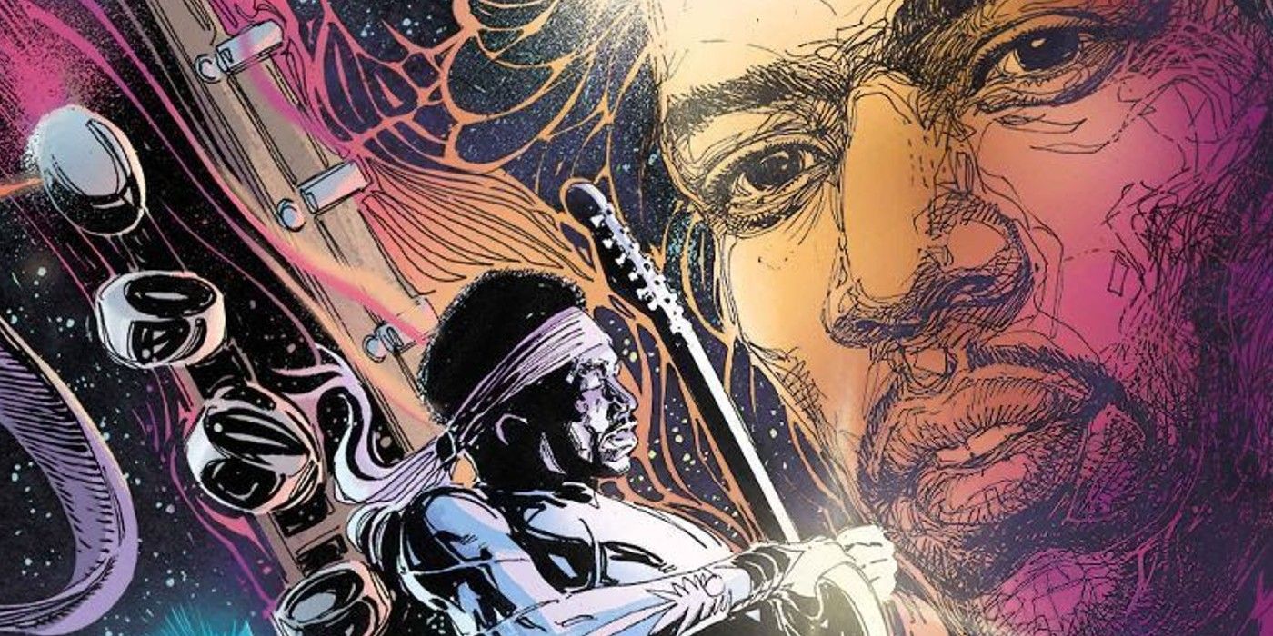 Jimi Hendrix is an Immortal Time Traveler in Titan Comics' Purple